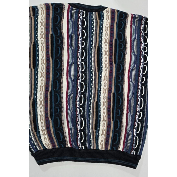 Vintage Cotton Traders Sweater Adult XL/T Knit Textured Pullover Mens Crewneck - Picture 8 of 10